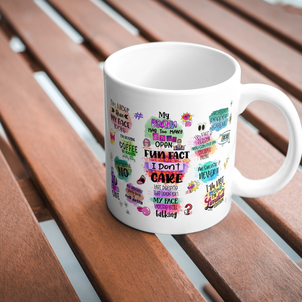 Colorful Quote Mug